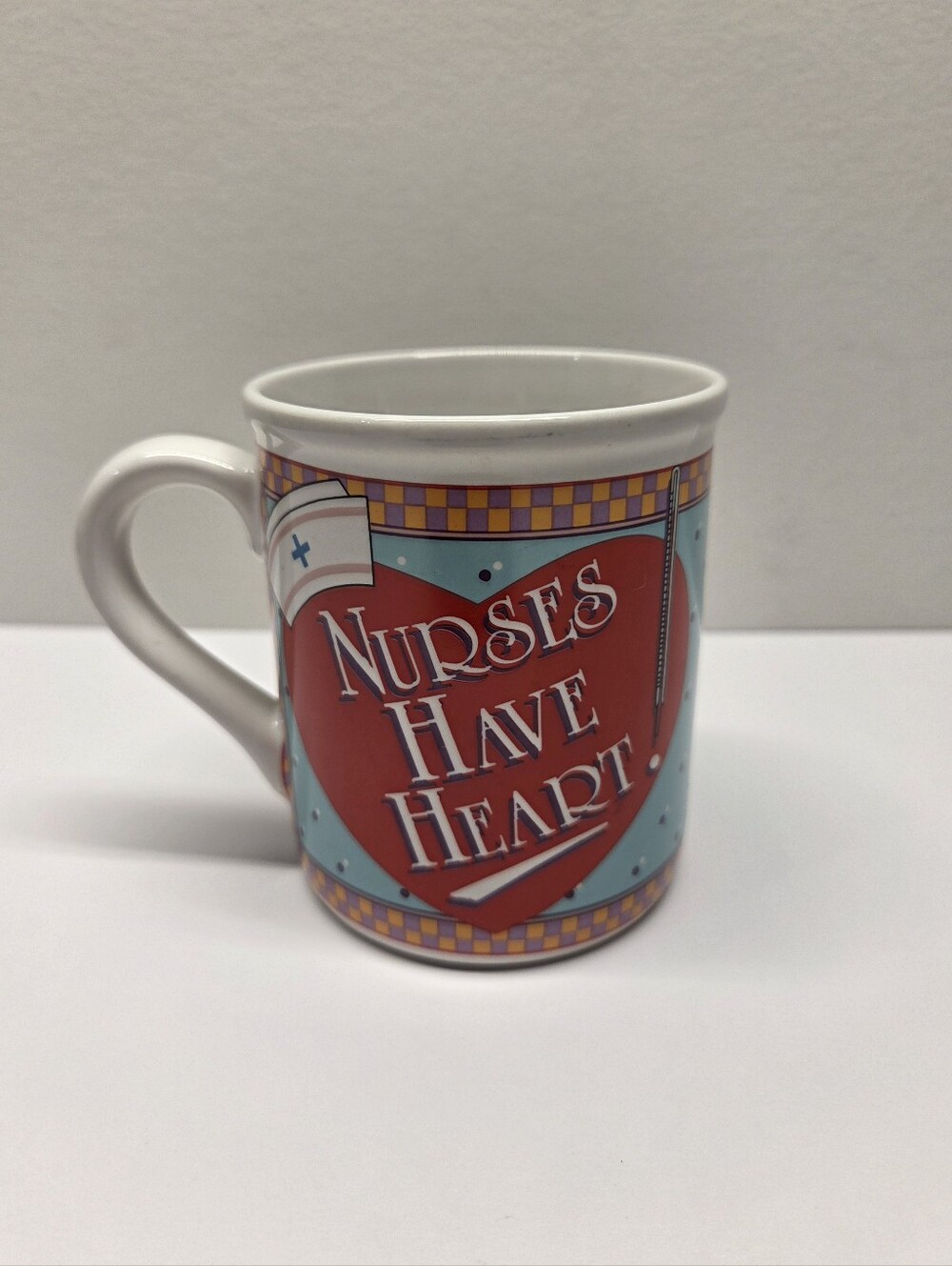 Vintage 1992 Enesco Nurses Have Heart Coffee Mug Cup Nurse Gift 90s Vintage